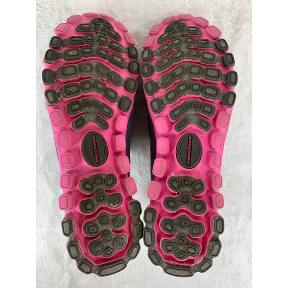 Skechers Flex Women's Slip-On Sneakers Gray/Pink Size 9 22142 - Picture 6 of 8